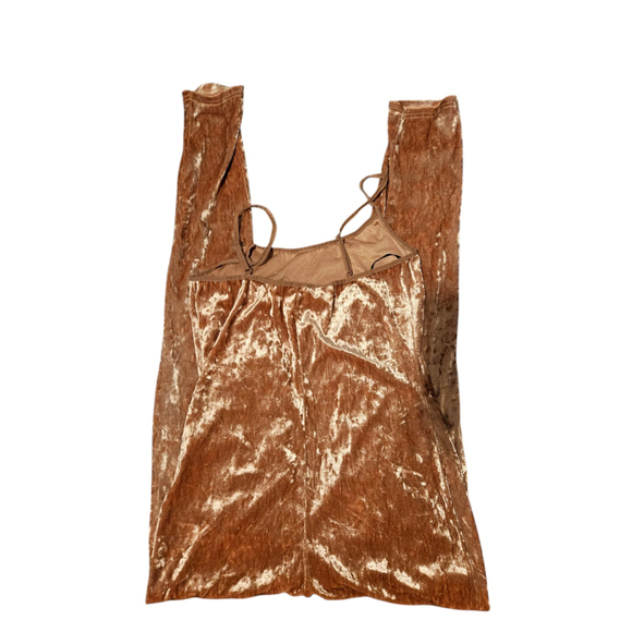 Forever 21 Pink Velvet Jumpsuit Women's Medium - Picture 6 of 12